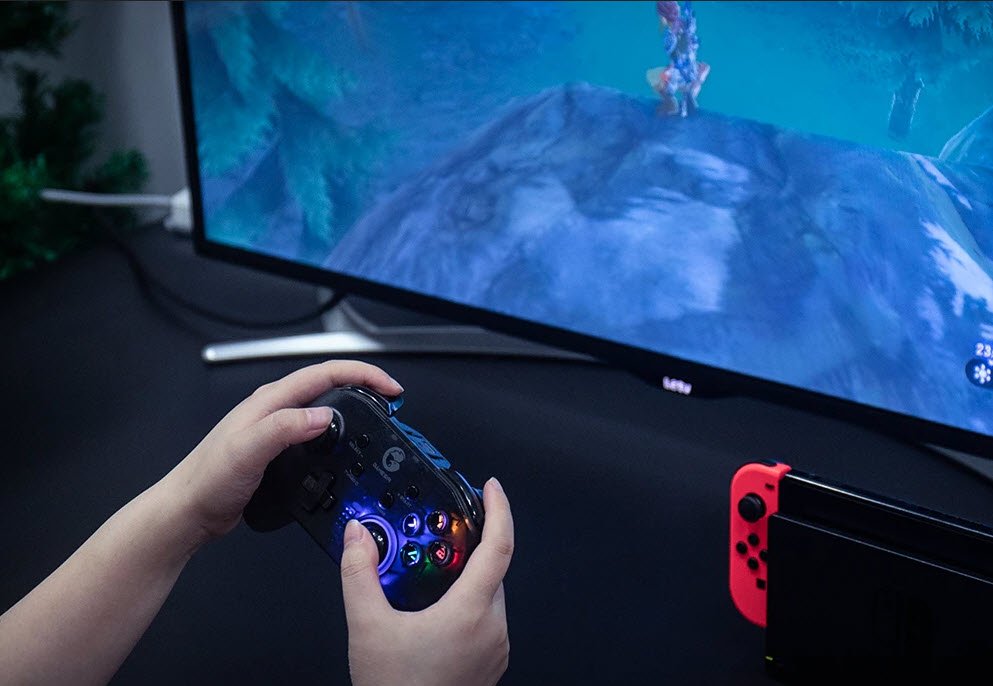 Tay cầm Gamesir T4 Pro - Tay cầm không dây đa năng 5 tay cam gamesir t4 pro gia lap nintendo