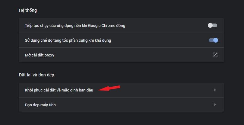 Sửa lỗi không vào được facebook trên Chrome
