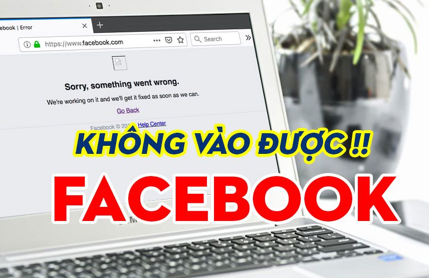 không vào được facebook